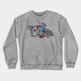 Modern Shirt Crewneck Sweatshirt